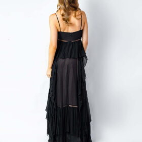 Vestido BCBG color negro con beige 4