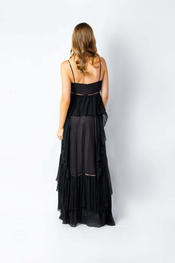 Vestido BCBG color negro con beige 4