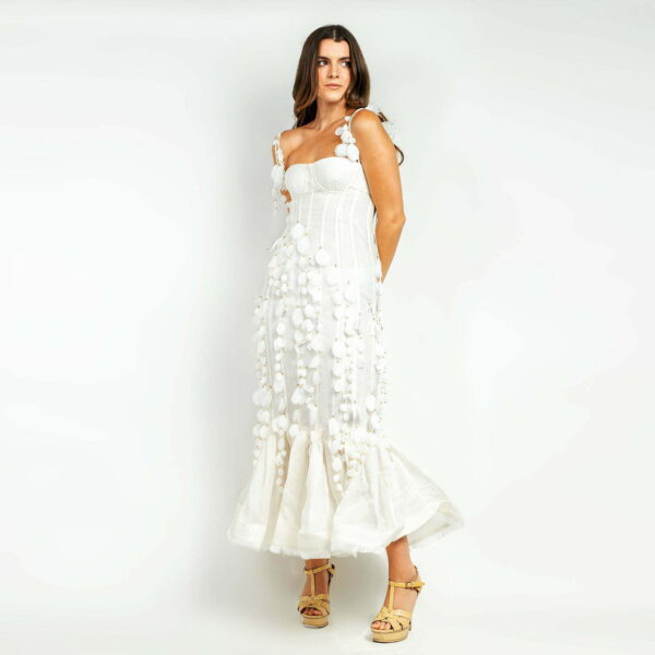 Vestido Cocodress color blanco 4