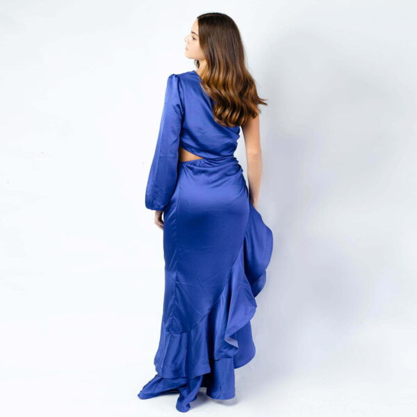 Vestido Velvet color azul 3