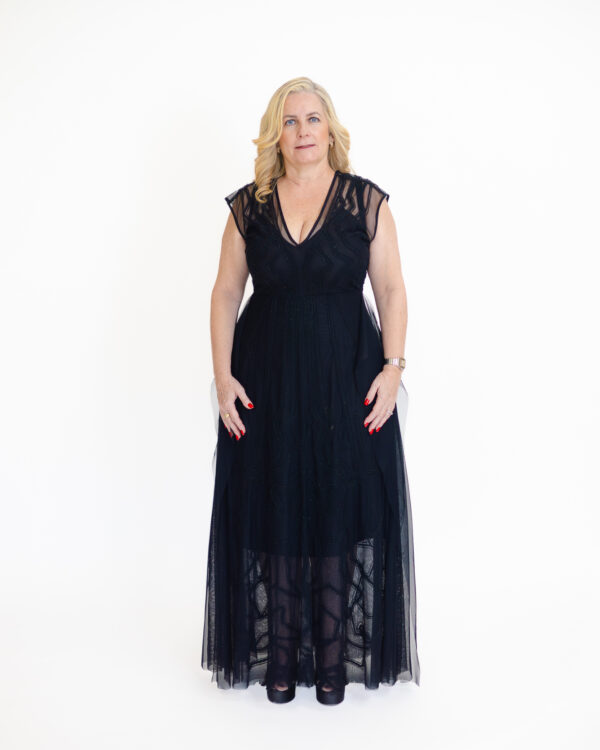 BCBG negro piedritas