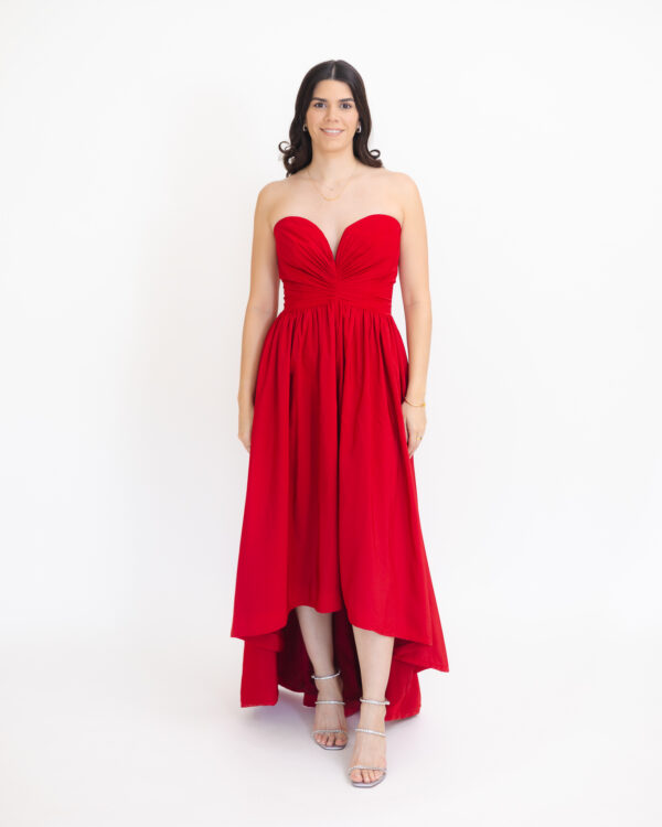 BCBG Hot Red Strapple