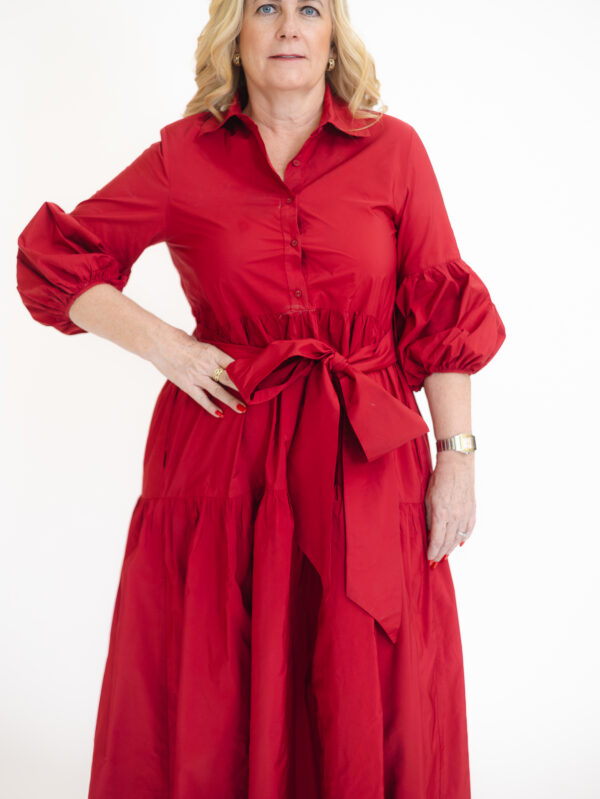 Purificación Garcia Classic Red dress - Imagen 2