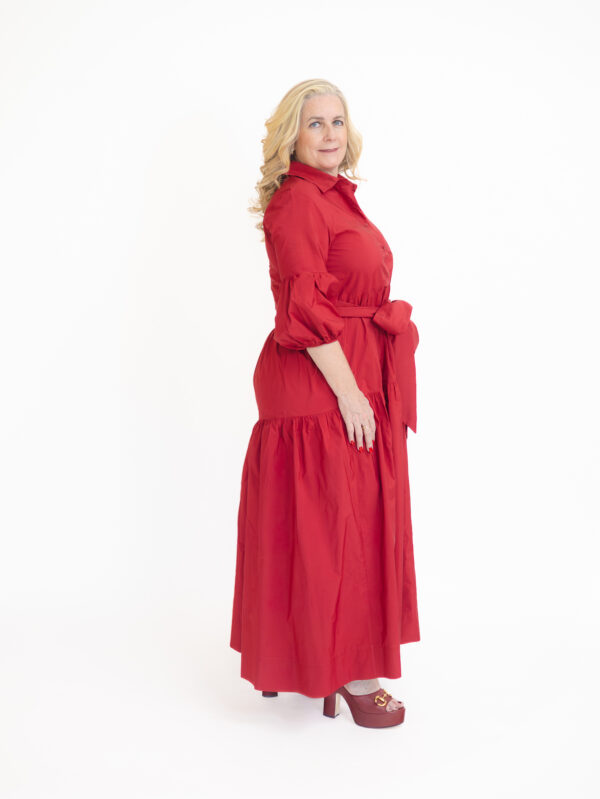 Purificación Garcia Classic Red dress - Imagen 3