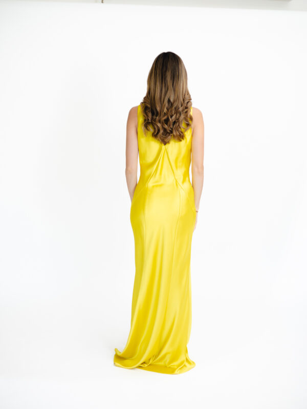 Pinko Satin Amarillo liso - Imagen 2