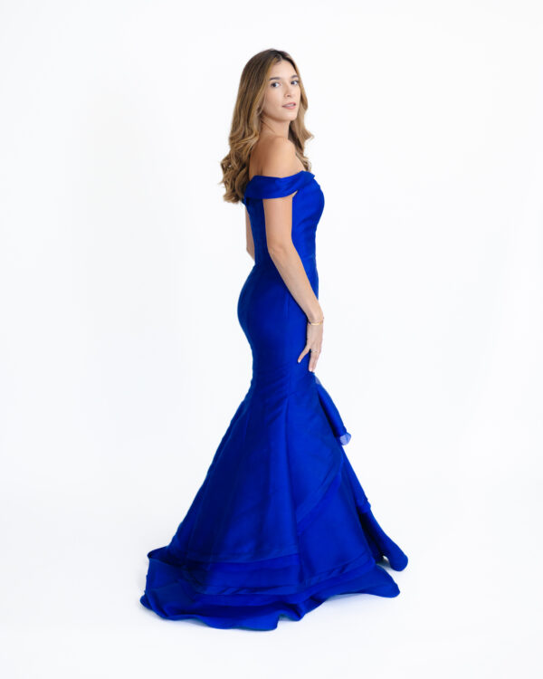 Super Gown Azul Rey volumen - Imagen 2