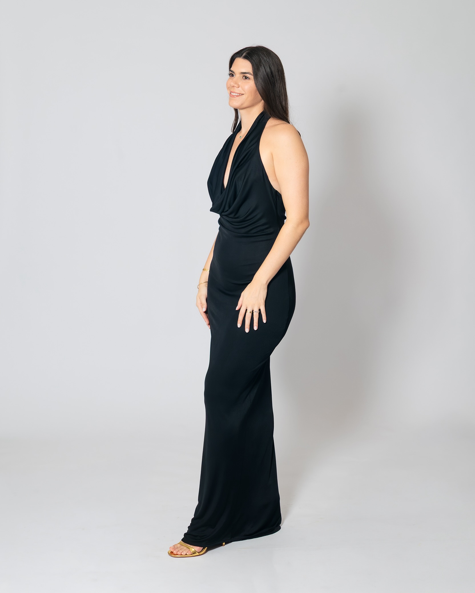 L'Academie halter escote negro - Imagen 3