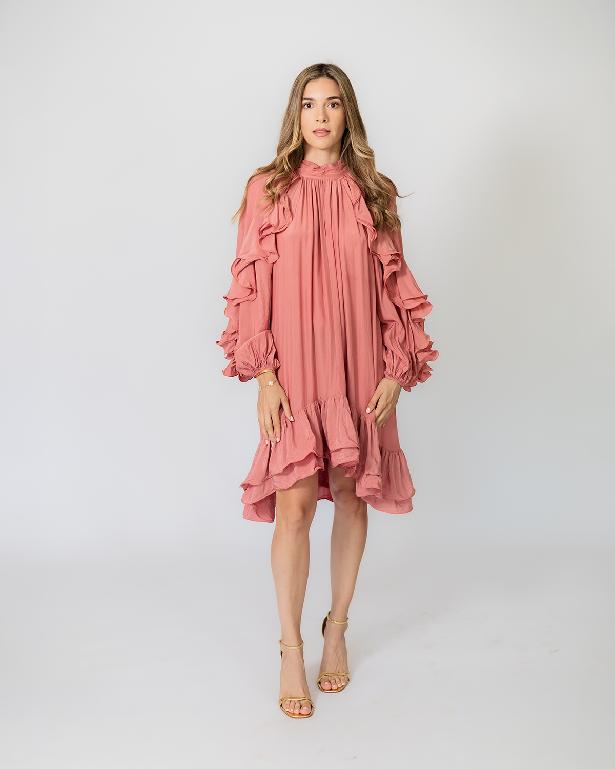 &OtherStories mini ruffle dress